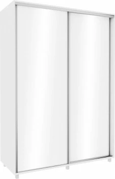 Szafa przesuwna 150 cm (biały połysk) 