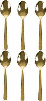 Zestaw łyżeczek do herbaty Goldi (6 szt.) 