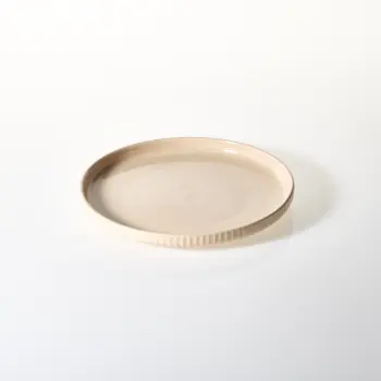 Talerz obiadowy Shivonne różowy 