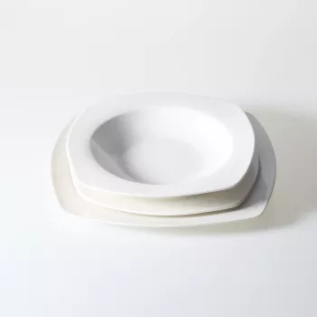 Zestaw talerzy Silla 18 elementów (biały) 