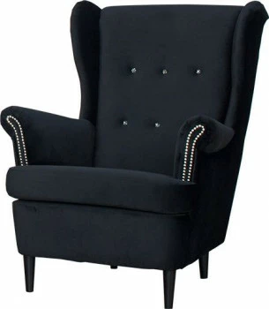 Fotel Diamentino (plusz czarny)