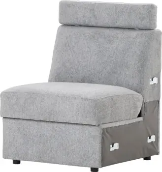 Siedzisko 1-osobowe Lazur (rojal szary) 