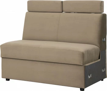 Siedzisko 2-osobowe Lazur (plusz brąz) 