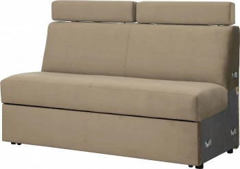 Siedzisko 3-osobowe rozkładane Lazur (plusz brąz) 