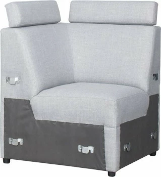 Siedzisko narożne Lazur (naturis szary) 