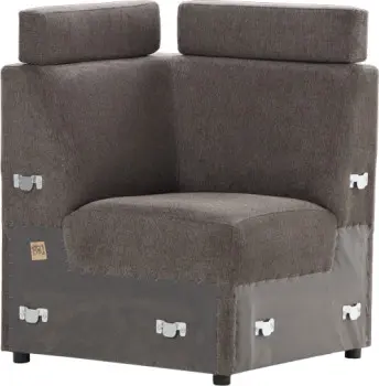 Siedzisko narożne Lazur (rojal grafit)