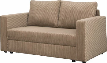 Sofa rozkładana Milano (sztruks brąz) 