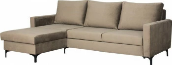 Narożnik Milano (plusz brąz) 