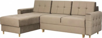 Narożnik Paris (plusz brąz)