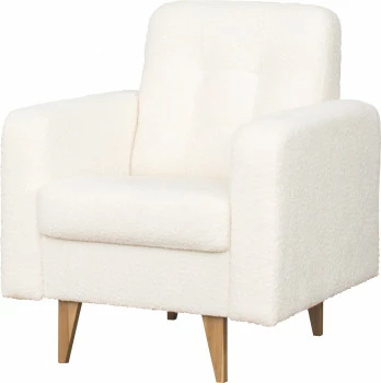 Fotel Sewilla (boucle kremowy)