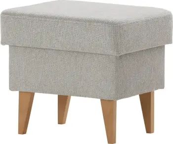 Puf Sewilla (rojal jasny szary)