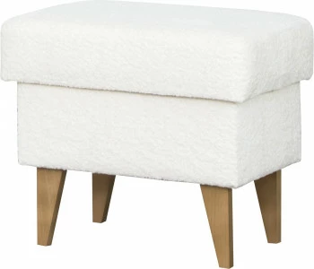 Puf Sewilla (boucle kremowy)