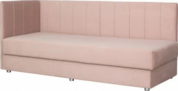 Tapczan Manilla lewy (plusz róż) 