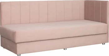 Tapczan Manilla prawy (plusz róż) 