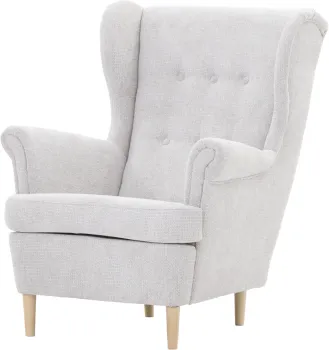 Fotel Werina (rojal jasny szary) 