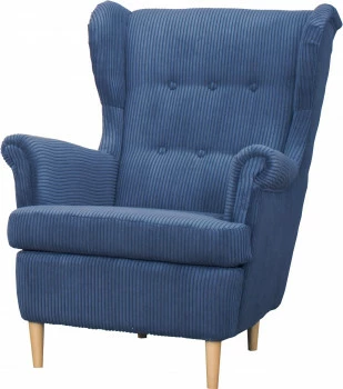 Fotel uszak Werina (sztruks granat)