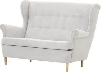 Sofa 2-osobowa Werina (rojal jasny szary)