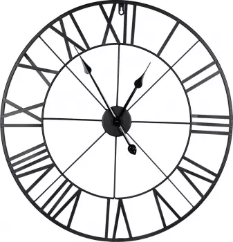 Zegar metalowy 25 (czarny) 