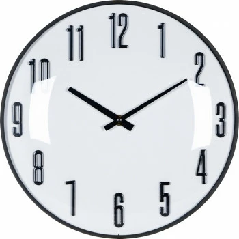 Zegar ścienny Naturos (czarny/biały) 