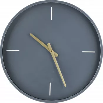 Zegar ścienny Naturos (granatowy/złoty) 