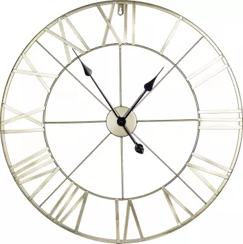 Zegar metalowy 25 (złoty) 