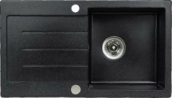 Zlew 1-komorowy (czarny-granitowy) 
