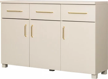 Komoda z 3 drzwiczkami z 3 szufladami Bari (kaszmir) 