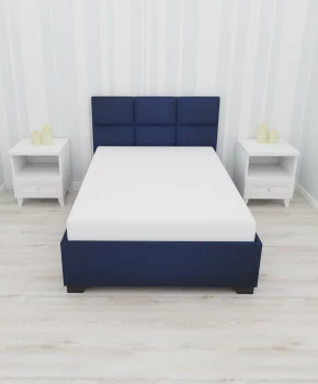 Prześcieradło z gumką (białe - 120x200cm) 