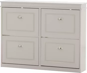 Szafka na buty Alessa 2 (kaszmir/biały) 