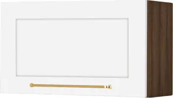 Nadstawka 40 Laurencja (biały lakier mat/orzech Foresta) 