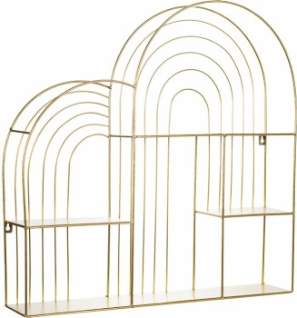 Metalowa półka Naturos (złoty)