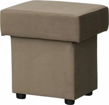 Puf otwierany (plusz brąz) 