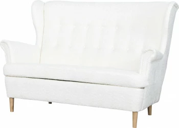 Sofa 2-osobowa Werina (boucle kremowy) 