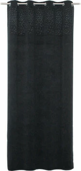 Zasłona Kosino 3 (czarny welwet/cyrkonie) 